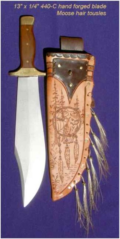 Ken Glasgow Bowie 007.7 in scabbard