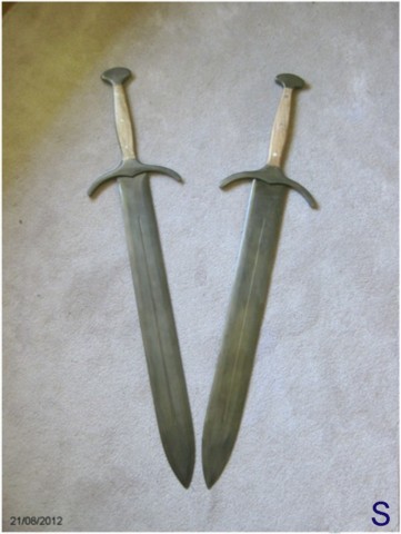 Brace of finished swords